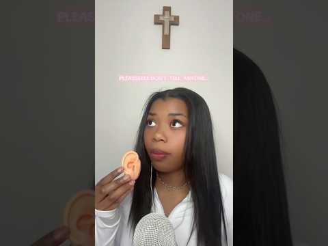 Don’t tell anyone!  #asmr