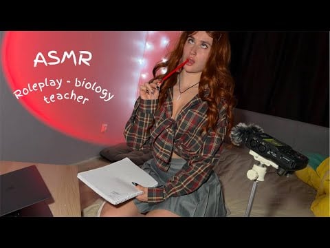 ASMR Biology Teacher Roleplay 🧬 Soft Spoken & Personal Attention ✨