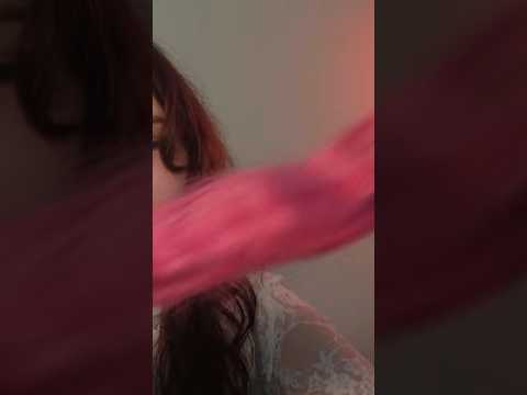 #oddlysatisfying ASMR  Dyed Hair Extension