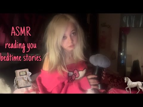 ASMR reading you fairytale bedtime stories 📖🦄(relaxing whispers) 