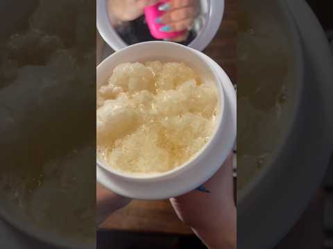 Making Slushy ASMR Slushy Sounds #asmr #shorts #relaxing #iceeating