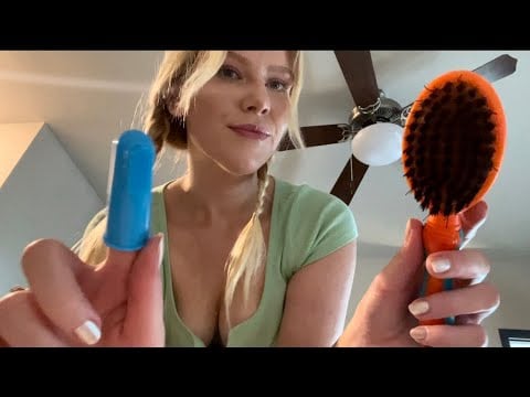 🐶 Welcome to the Pet Spa ASMR 🐱 lofi- up close personal attention, soft music (old video)