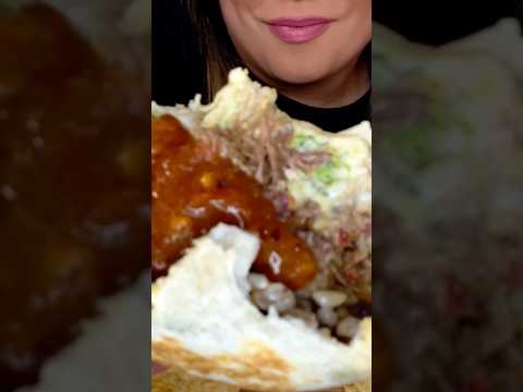 GIANT BIRRIA STUFFED BURRITO #asmr #burrito #birria #food #eat