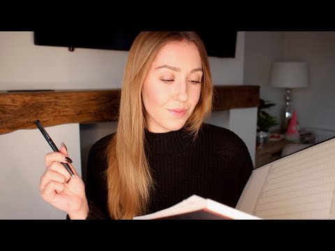 ASMR Asking You Questions/Interview - Pen Writing Sounds