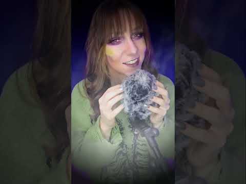 ✨️ #ASMR Zombie Brains 🧟‍♀️ Mic Brushing & Mouth Sounds #Shorts #asmrmouthsounds #micbrushing