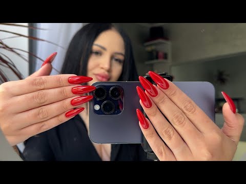 ASMR tapping & scratching camera / fast not aggressive | IPhone 14 (no talking) lofi ASMR