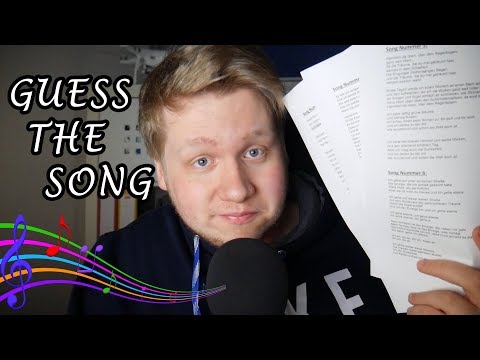 ASMR | Guess the Song Game in German | Deutsch/German | DeutscheASMR