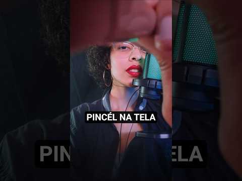 ASMR - PINCÉL NA TELA COM SONS DE BOCA | #asmr #relax