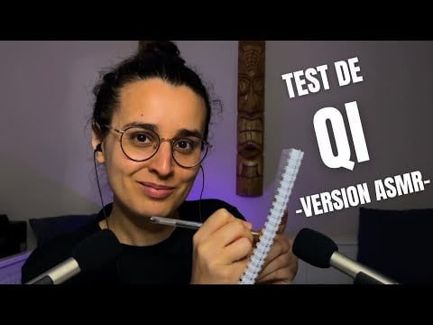 ASMR FR | TEST DE QI 🧐