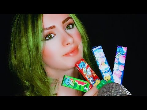 ASMR 4 Different Types Of Bubble Gum/ Blowing Huge Bubbles 💚