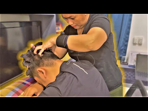 Relaxing Mother Healing Massage Part 2 | Neck & Back Massage ASMR