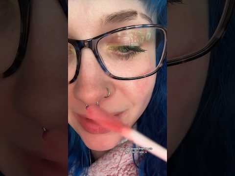 ASMR obsessed friend puts lipgloss on you💄full on ✅⏰ #asmrmakeup #asmrroleplay #shorts #asmr