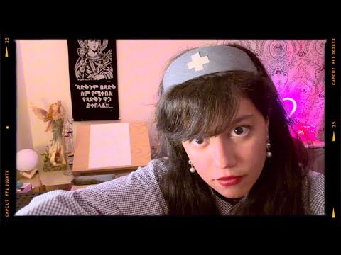 ASMR~ 1960s Vietnamese Nurse Cranial Nerve Exam 