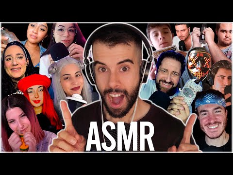 MIS SUSCRIPTORES TE HACEN ASMR  - 1 HORA de ASMR en Español - LesCousinsASMR