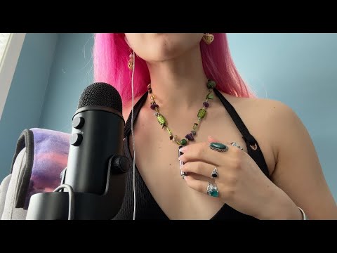 ASMR super tingly jewelry sounds (minimal whispering)