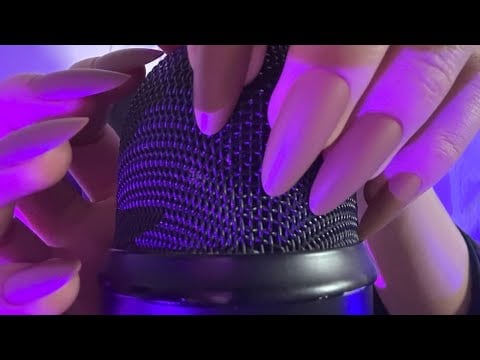 ASMR Tingly Mic Scratching & Tapping 🧠🫠 | Brain Massage & Deep Tingles  (No Talking)