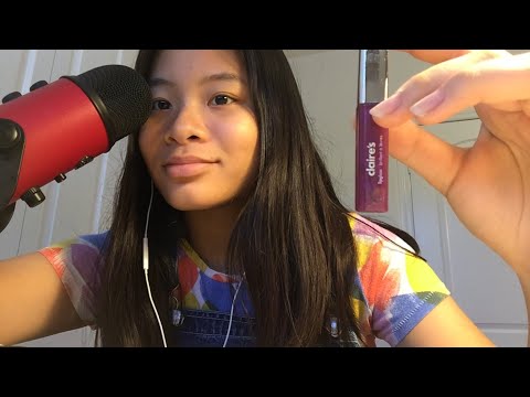 ASMR Putting Purple Lipgloss on You