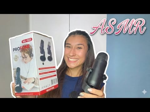 ASMR-MIC NOVO 🌸🌺🌺🌸✨