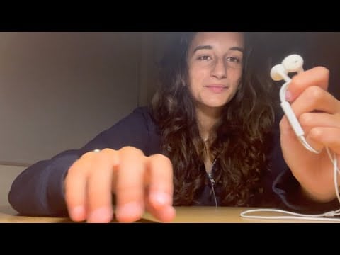 Lofi ASMR with an Earbud Microphone (Random Whispers & Hand Motions)