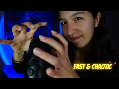 ASMR Rápido y Caótico | Inaudible, Sprays, Mic Swirling SOUNDS 💦😴