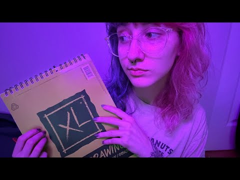 ASMR rude student artist draw you (roleplay lofi)