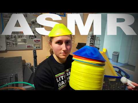 ASMR in sports closet | With @White_Nails_Asmr