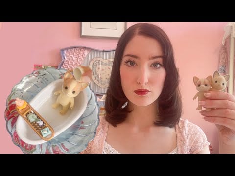 ASMR ~ Sylvanian spa day ~ whispers and relaxing sounds 🐳🛁🫧🧼 