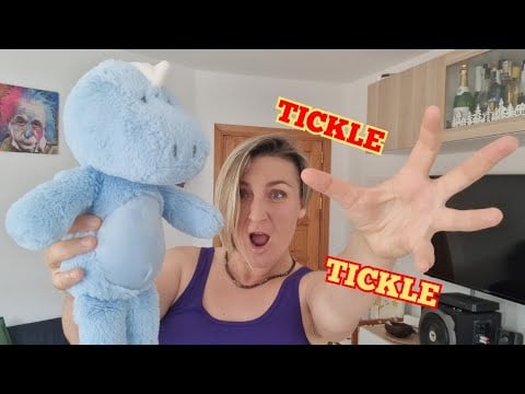 😱ASMR Fast Aggressive Tickle ASMR! 🐲 Toy Friend  Dragon  (Mouth Sounds, Personal Attention) #asmr