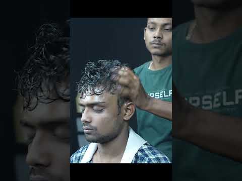 Lots Of Oil Head Massage ASMR #shorts
