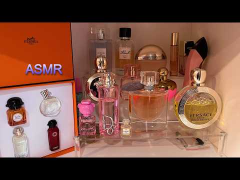 ASMR Для твоего расслабления и сна🧴Моя Коллекция Ароматов🤩БЛИЗКИЙ ШЕПОТ Таппинг Скретчинг/My Perfume