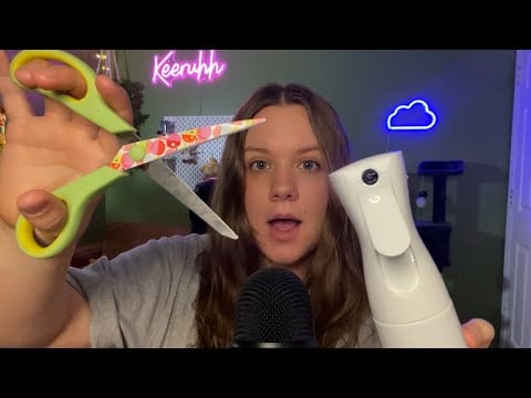 ASMR FASTEST 1 MINUTE HAIRCUT EVER 😮‍💨