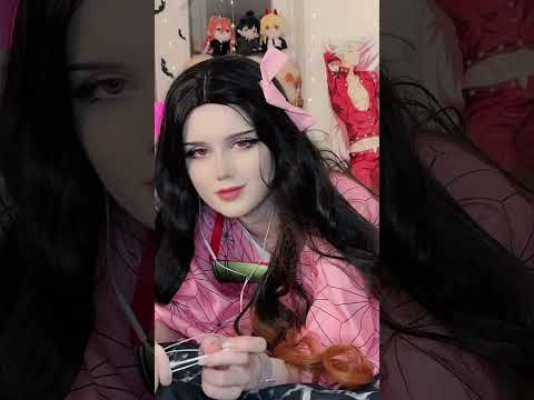 ASMR Nezuko Demon Slayer Cosplay #asmr