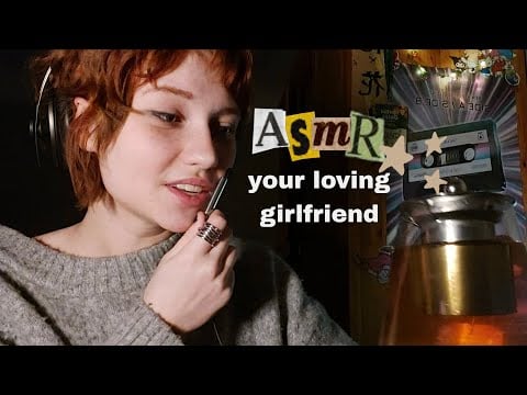 ASMR (request) your girlfriend helps you fall asleep! 💕