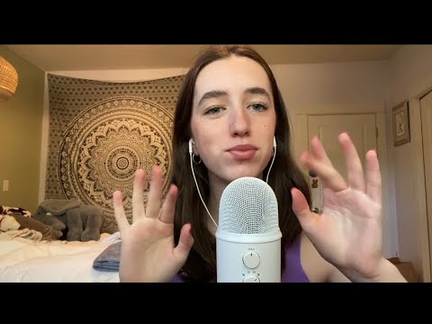 Asmr whisper ramble + book triggers