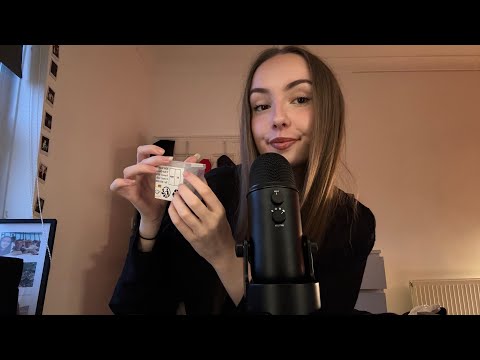 ASMR Close Whispers, Tapping, Mouth Sounds🤍