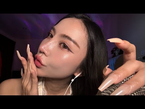 ASMR Mouth Sounds&Kisse&Mic Scratching for sleep