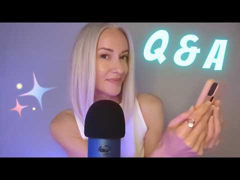 ASMR | ✨Almost 7K Subscribers Q&A✨ (up close whispers)