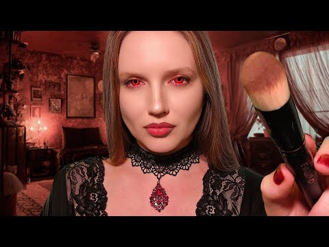 АСМР Делаю Тебе Мистический Макияж Призрака • ASMR Making You a Ghost Makeup