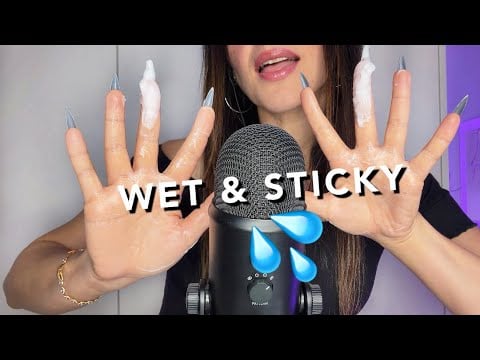 20 Minutes of Sticky Wet Lotion Sounds & Hand Movements ✨ (No Talking ASMR)