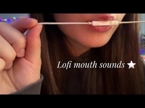 ASMR Lofi Mouth Sounds & Mic Nibbling 👄💤