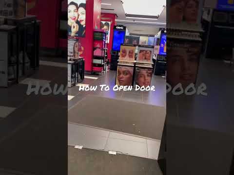 HOW TO OPEN DOOR