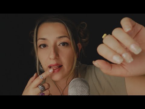 100% ASMR  Spit Painting 💋 Kisses Sensitive Mouth Sounds, Face Touching