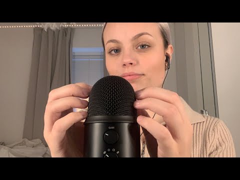 ASMR Mic Scratching | With Some Trigger Words