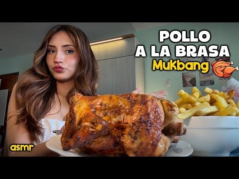 ASMR COMIENDO POLLO A LA BRASA 👄🍗 MUKBANG de Pollo Rostizado 