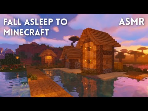 ASMR ⛏️ Walking in Minecraft Until You Fall Asleep 😴 Ear to Ear Whispering