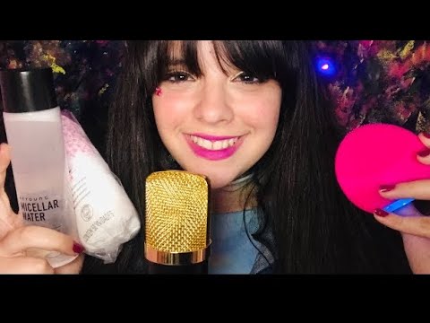 ASMR ROLEPLAY AMIGA FAZENDO SUA SKIN CARE!