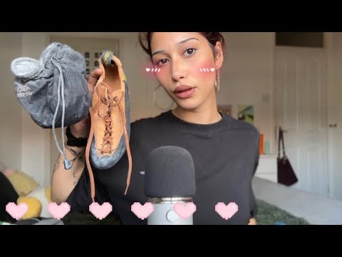 asmr ˗ˏˋ ★ ˎˊ˗ my climbing journey so far! + mic triggers + hand sounds 