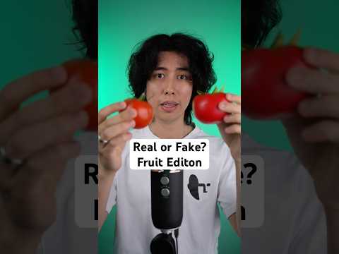 Real or Fake Fruit? #asmr