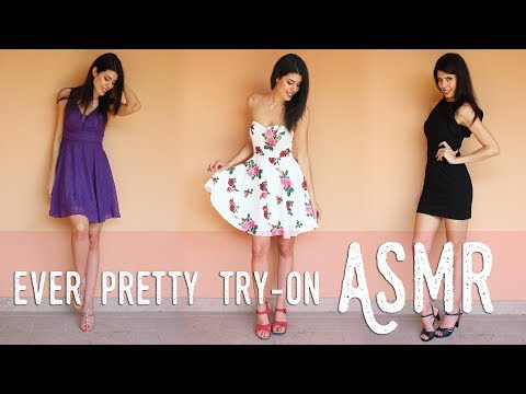 ASMR ita - 👗 EVER PRETTY Try On Haul (Whispering)