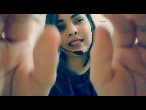 Asmr Roleplay Massagem Facial / Movimentos Com A Mão / Com Fundo / Relaxa / hand movements